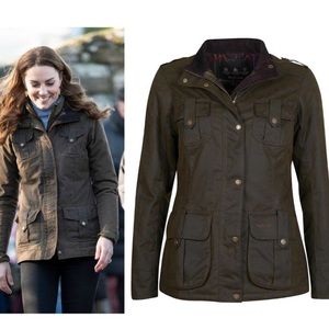 Barbour lightweight waxed jacket (size Small)